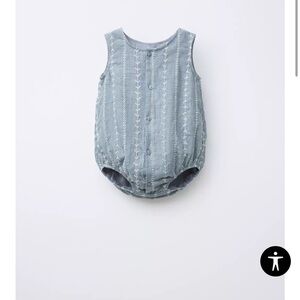 Zara Blue One Piece for Kids (9-12 mo)